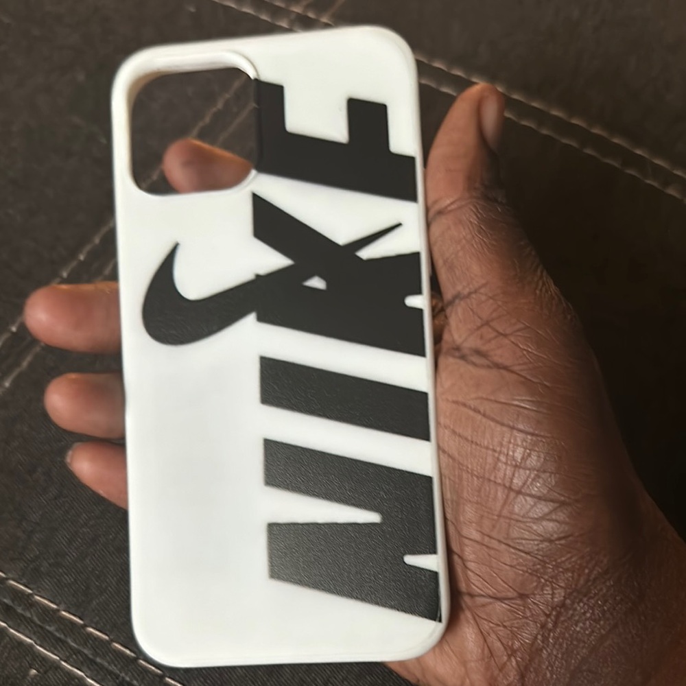 Nike Black and White Protective Phone Case